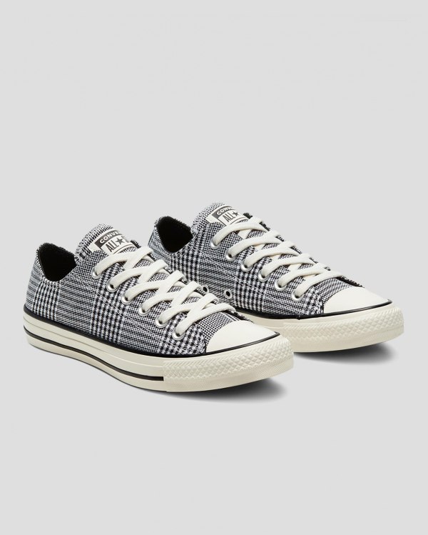 Converse Chuck Taylor All Star Mix And Match Sort Hvide Sko Danmark - Converse Lave Sneakers Dame -